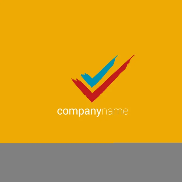 V carta logo diseño vector —  Fotos de Stock
