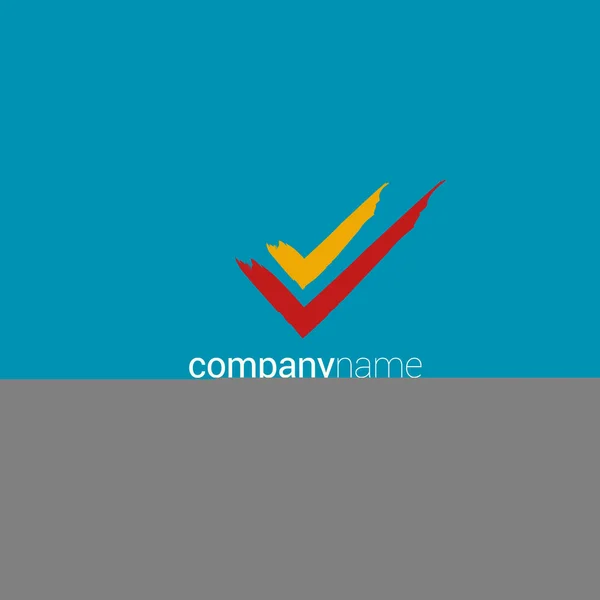 V carta logo diseño vector —  Fotos de Stock