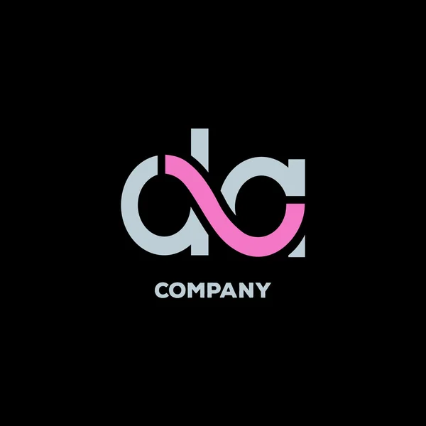 Компанія DA Логотип — стоковий вектор