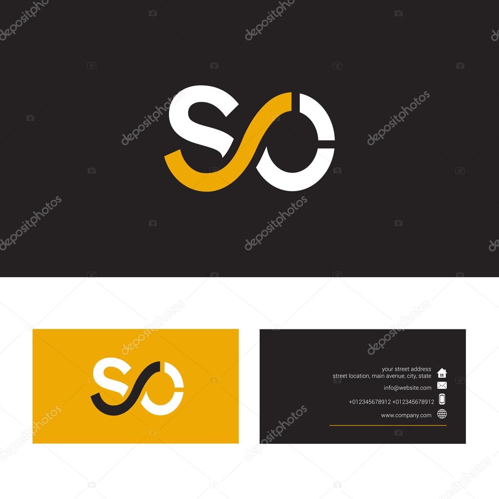 SC Letter logo, with Business card template