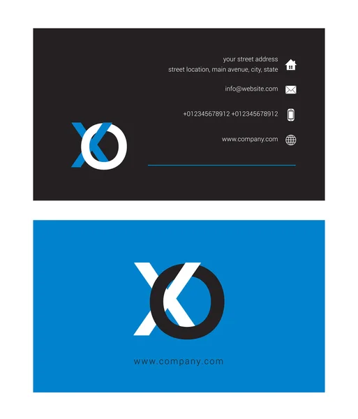 Επιστολή λογότυπο, επαγγελματική κάρτα πρότυπο — Διανυσματικό Αρχείο