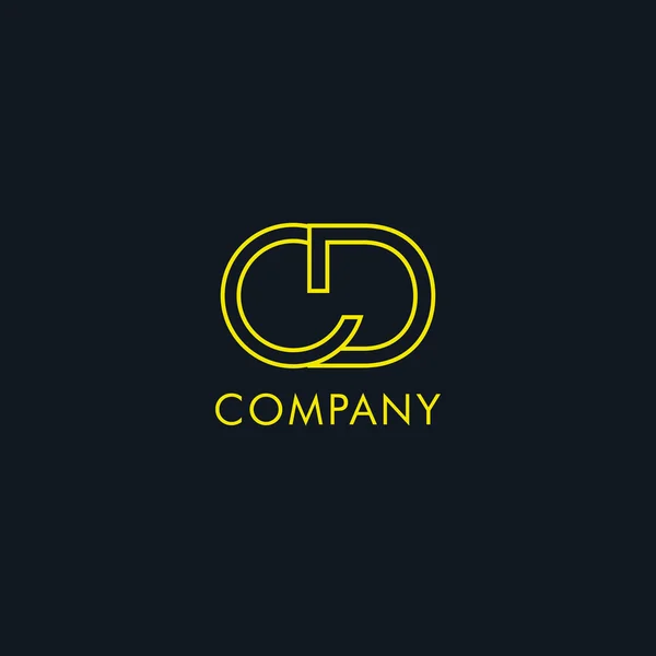 会社のロゴの図 — ストックベクタ