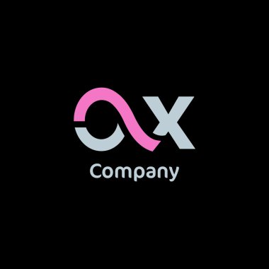 AX şirket logosu illüstrasyon