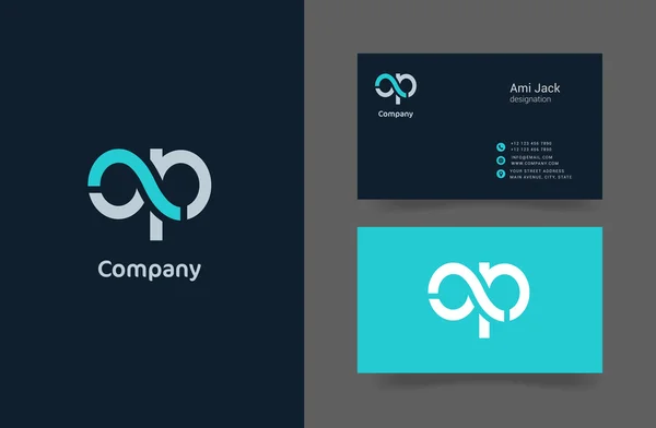 Op empresa logotipo ilustración — Vector de stock