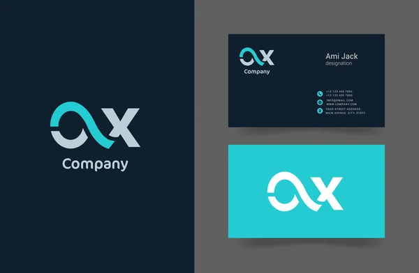 OX ilustración del logotipo de la empresa — Archivo Imágenes Vectoriales
