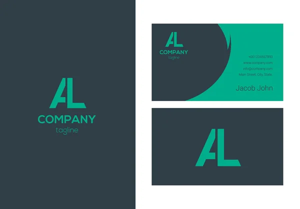 Design do conjunto de logotipo da empresa — Vetor de Stock