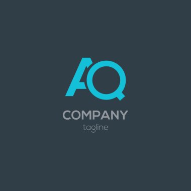Aq şirket logo tasarımı
