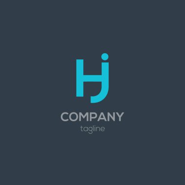 Hj şirket logo tasarımı