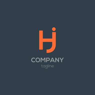 Hj şirket logo tasarımı