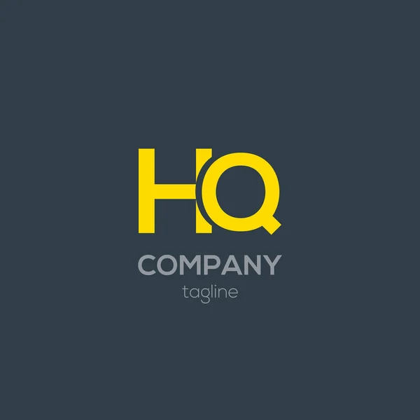 Σχεδιασμός λογότυπο της εταιρείας κίτρινο — Διανυσματικό Αρχείο