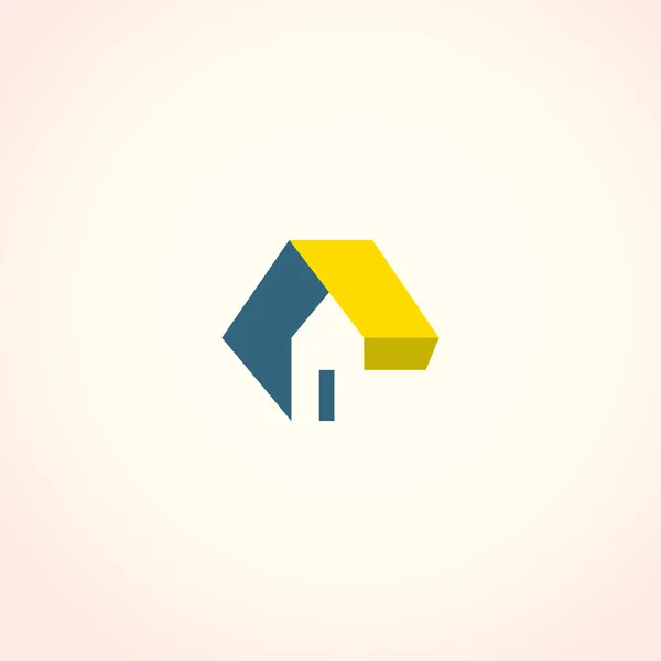 Conception du logo de la maison — Image vectorielle