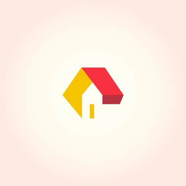 Conception du logo de la maison — Image vectorielle