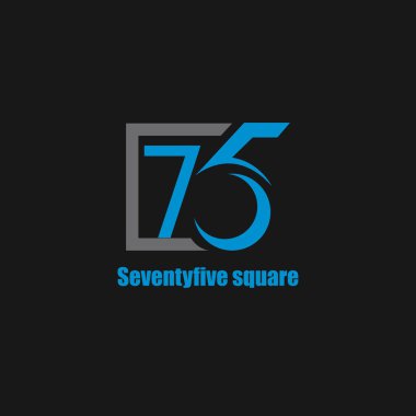75 digit kare basit logo