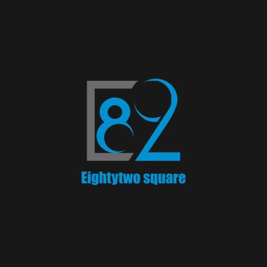 82 digit kare basit logo