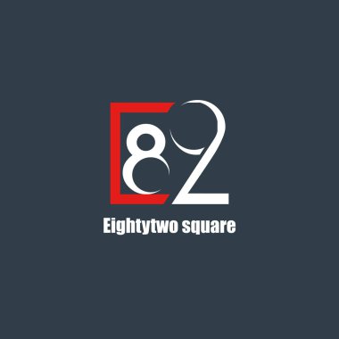 82 digit kare basit logo