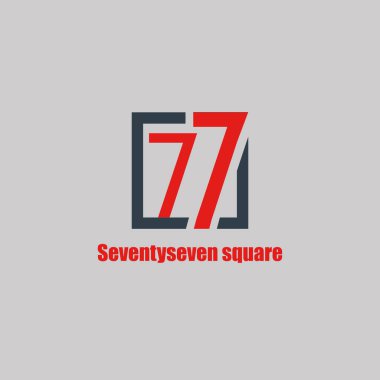 77 digit kare basit logo