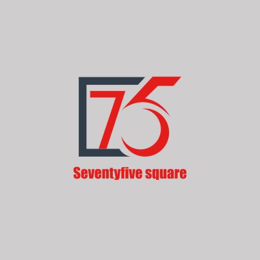 75 digit kare basit logo
