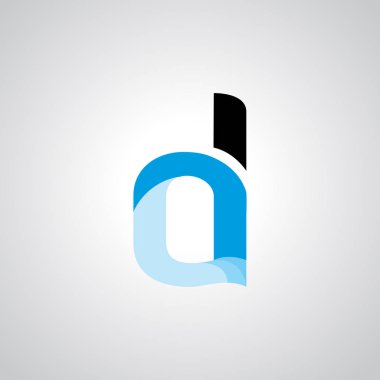 çok renkli logo d logo şablonu