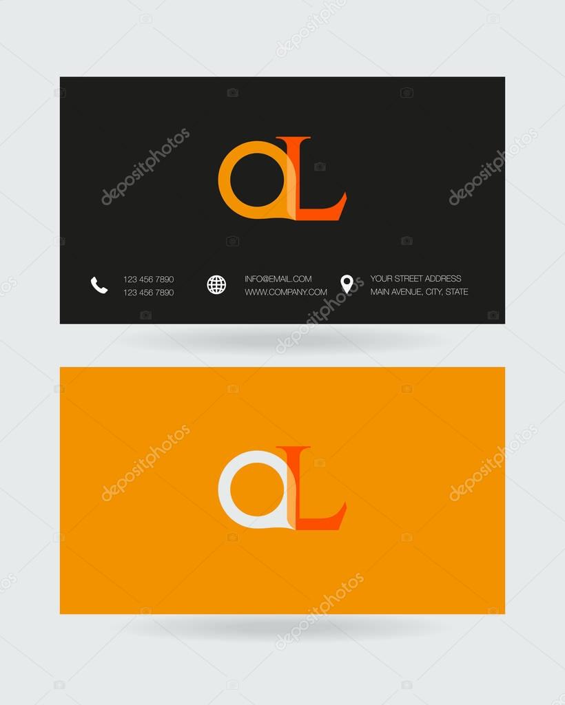 template for business card 