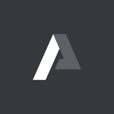 Kurumsal logo tasarımı ile mektup 