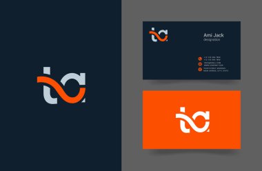 Kurumsal logo ve kartvizit şablonu  