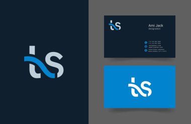 Kurumsal logo ve kartvizit şablonu  