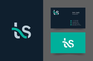 Kurumsal logo ve kartvizit şablonu  