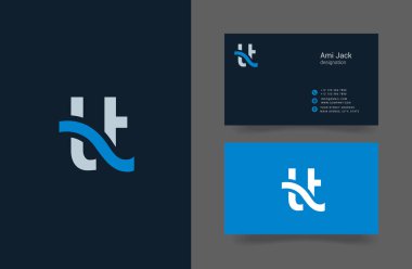 Kurumsal logo ve kartvizit şablonu  