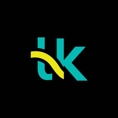 ortak harfler ile kurumsal logo 