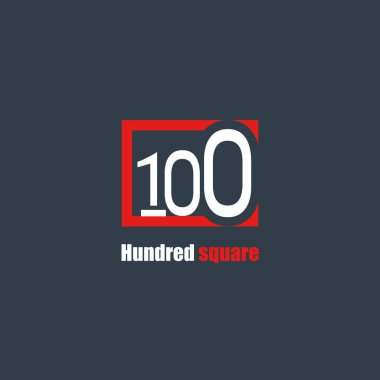 sayıyı 100 ile kurumsal logo 