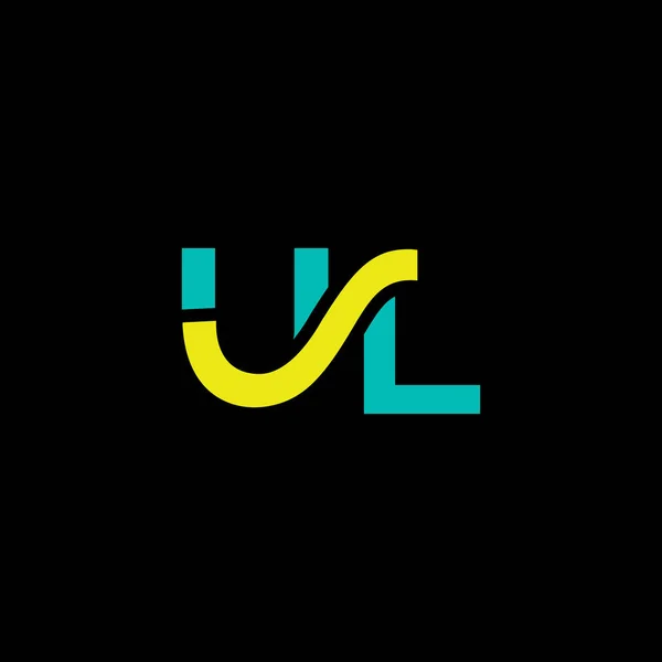 Firemní logo s společné dopisy — Stockový vektor