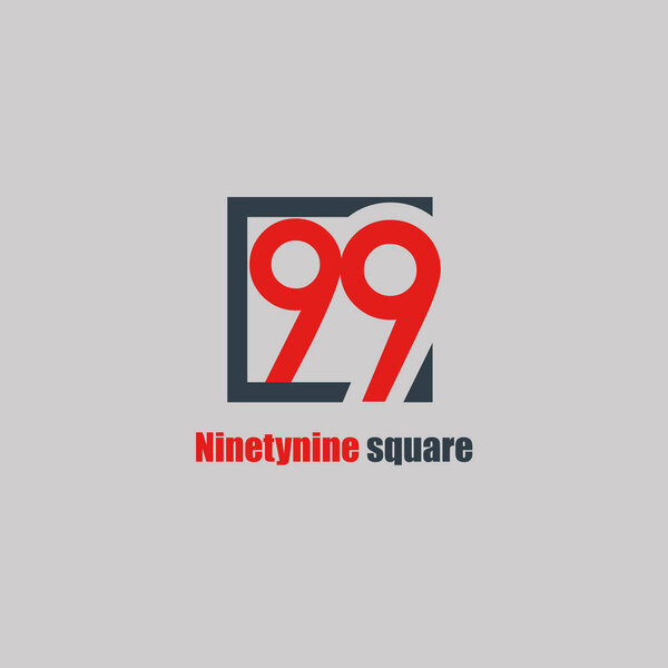 корпоративный логотип с цифрами
 