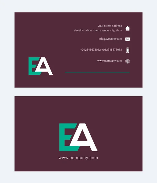 Logo corporatif avec lettres jointes AB — Image vectorielle