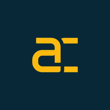 Ac harflerle bağlı logosu