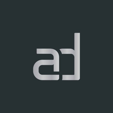 Harflerle reklam bağlı logosu