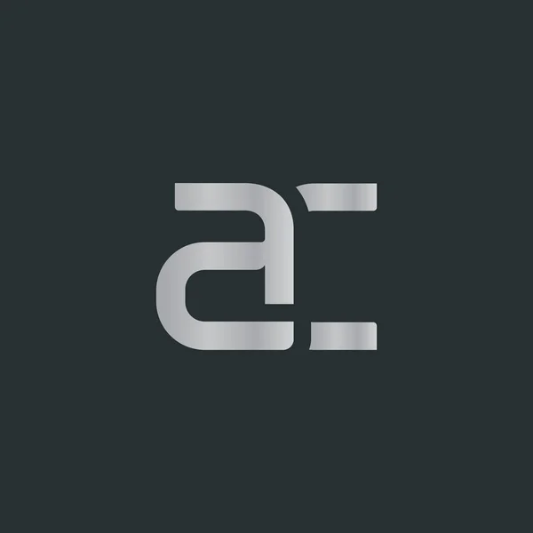 Verbonden logo met brieven Ac — Stockvector