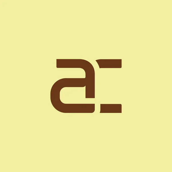 Логотип с буквами AC — стоковый вектор