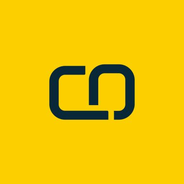 Bağlı logosu ile harf Co