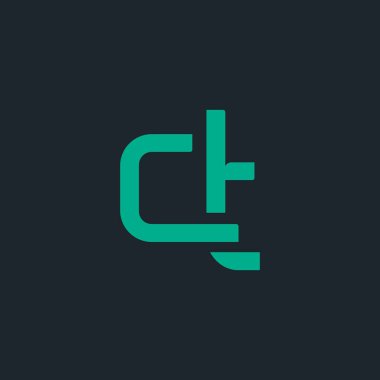 Logo harfleri Ct ile bağlı