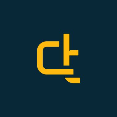 Logo harfleri Ct ile bağlı
