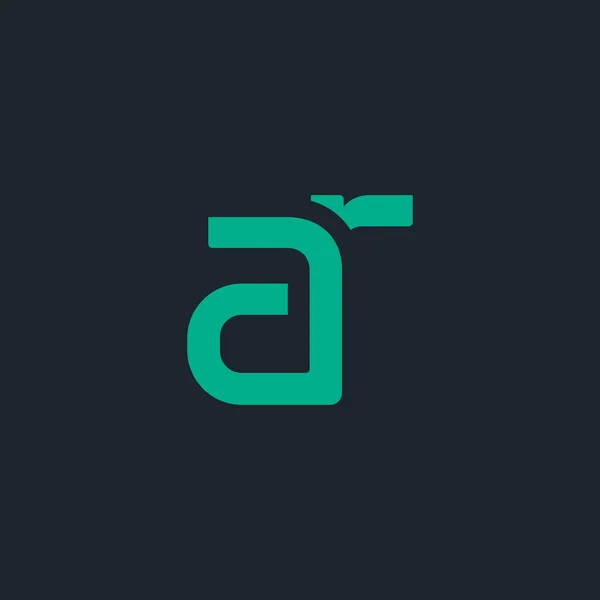 Verbonden logo met brieven Ar — Stockvector