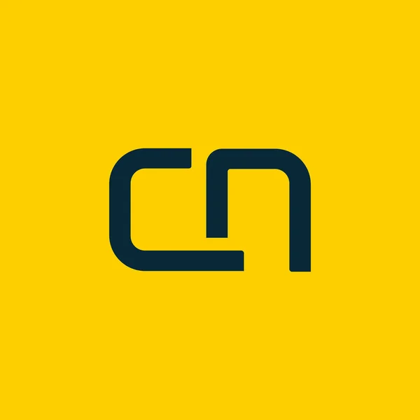 Logotipo conectado con letras CN — Archivo Imágenes Vectoriales