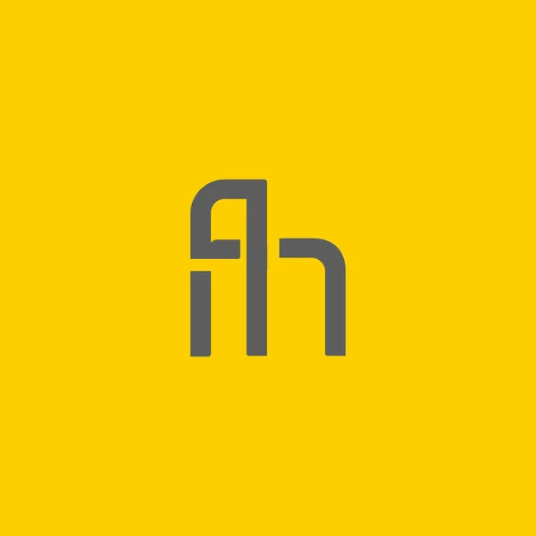 A & N Lettre logo élément de conception — Image vectorielle