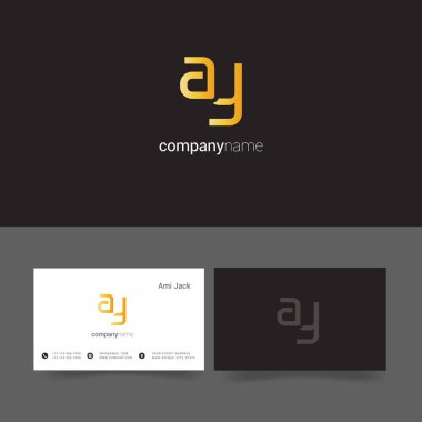 şirket logosu ile kartvizit şablonları