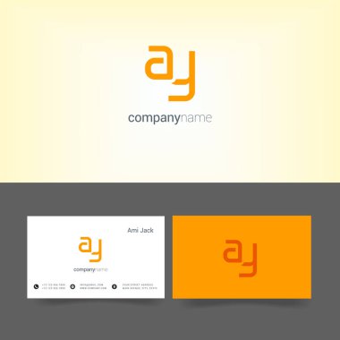 şirket logosu ile kartvizit şablonları