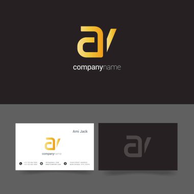 şirket logosu ile kartvizit şablonları