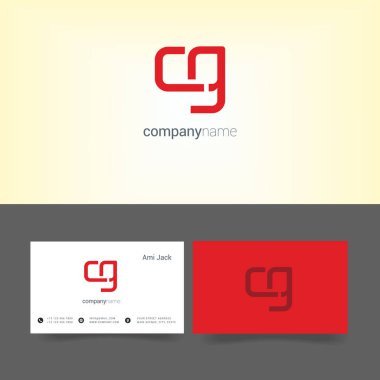 şirket logosu ile kartvizit şablonları