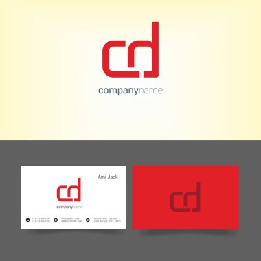 şirket logosu ile kartvizit şablonları