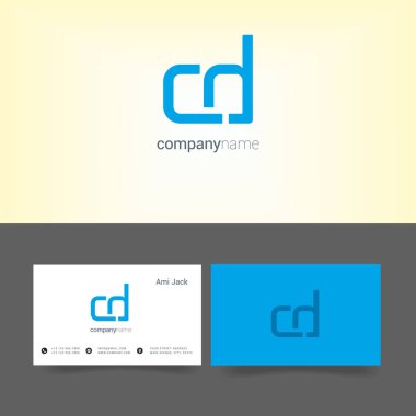 şirket logosu ile kartvizit şablonları