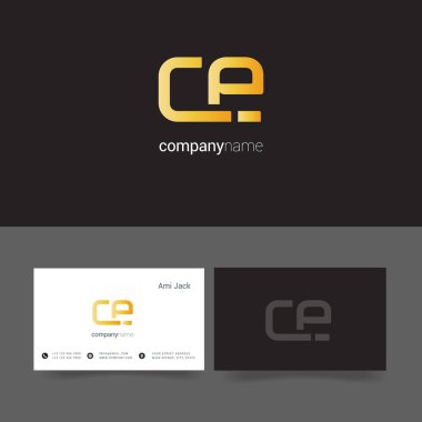 şirket logosu ile kartvizit şablonları